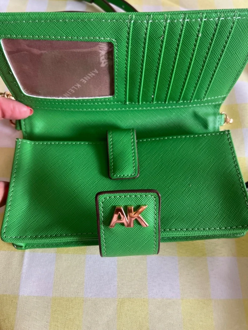 Ann Klien Green Crossbody